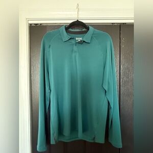Rhone Men's Teal Polo Shirt